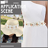 1 Yard Polyester Lace Trims SENE-CY0001-03-5