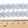 Natural Blue Lace Agate Beads Strands G-L634-B02-8mm-4