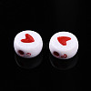 Opaque Acrylic Beads X-ACRP-T004-02A-2