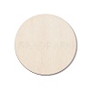 Wooden Carved Cup Mats AJEW-P103-01K-2