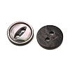 Cat Eye Style Natural Black Lip Shell Buttons SH-CBAA69B-01H-2