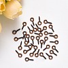 Iron Screw Eye Pin Peg Bails X-IFIN-E561Y-R-3