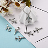 Tibetan Style Alloy Pendants TIBEB-A101638-AS-FF-6