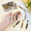 24Pcs Alloy Cord Ends HJEW-NB00328-3