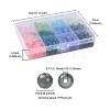 840Pcs 12 Colors Baking Paint Crackle Glass Bead Strands DGLA-YW0001-10-4