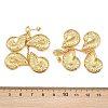 304 Stainless Steel Dangle Stud Earrings EJEW-P325-05G-G-5