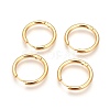 Ion Plating(IP) 304 Stainless Steel Hoop Earrings EJEW-P177-G-12-2
