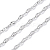 304 Stainless Steel Textured Dapped Chains CHS-G041-01P-1