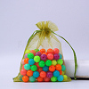 Rectangle Organza Drawstring Bags CON-PW0001-054D-15-1