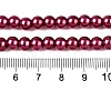 Baking Paint Glass Pearl Bead Strands HY-Q003-3mm-14-4