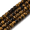 Natural Tiger Eye Beads Strands G-A275-C01-7x8mm-2