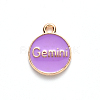 Alloy Enamel Pendants ENAM-S124-01A-01I-3