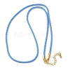 2MM Round Nylon Milan Cord Necklace Makings LS-MAK-F038-C34-G-1