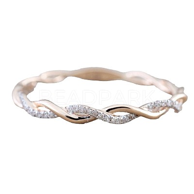 Alloy and Crystal Rhinestone Finger Rings FS-WGF6D8C-13-1