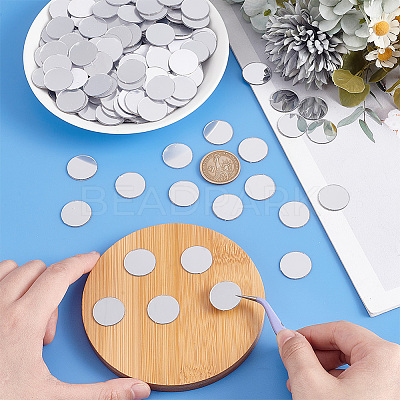 300Pcs Acrylic Self Adhesive Mirror Mosaic Tiles AJEW-PH0011-55-1