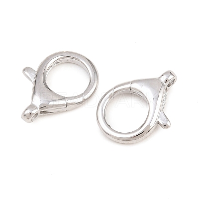 Brass Lobster Claw Clasps KK-H287-08F-P-1