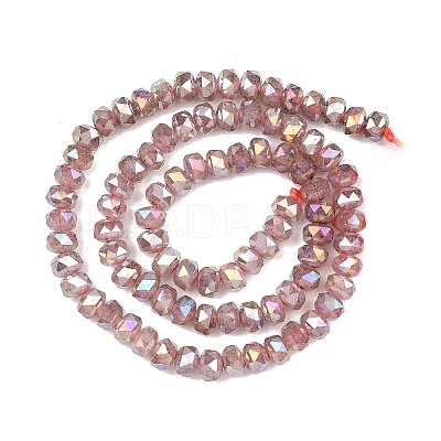 Imitation Jade Glass Beads Strands EGLA-F167-03A-02-1