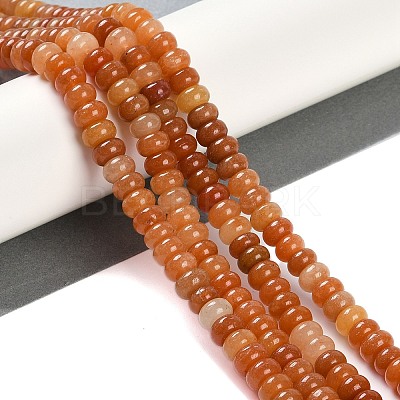 Natural Red Aventurine Beads Strands G-L604-D01-01-1