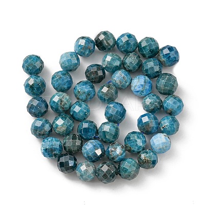 Natural Apatite Beads Strands G-G927-32-9MM-1