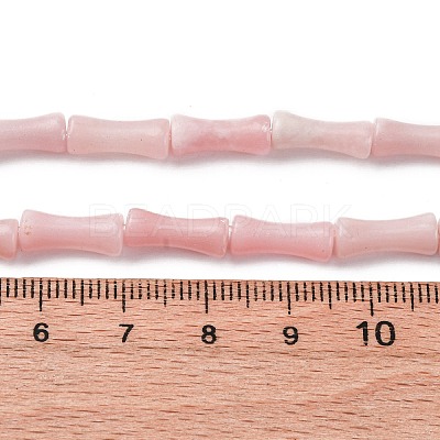 Natural Pink Opal Beads Strands G-L624-G06-12x5mm-1