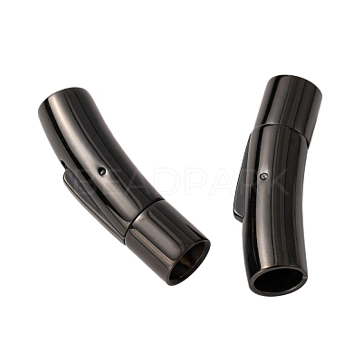 316 Stainless Steel Bayonet Clasps STAS-G241-05EB-1