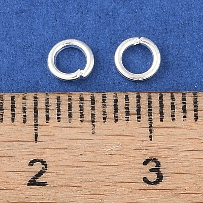 Brass Open Jump Rings KK-N254-45A-S-1