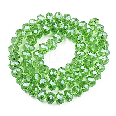 Electroplate Glass Beads Strands EGLA-A034-T10mm-A15-1