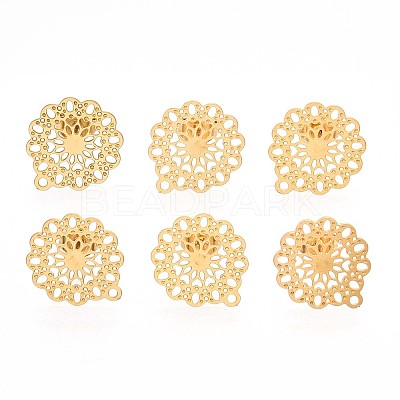 304 Stainless Steel Stud Earring Findings LS-X-STAS-S079-34A-1