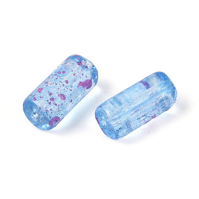 Picasso Transparent Glass Bugle Beads SEED-N010-02I-1