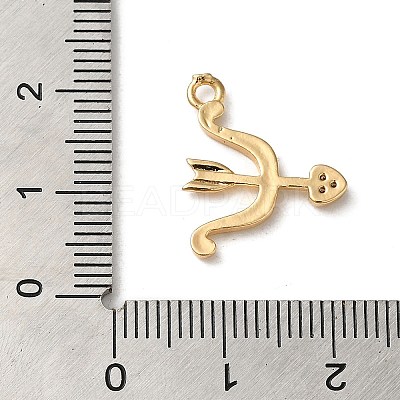 Brass Micro Pave Cubic Zirconia Pendants KK-F865-14G-1