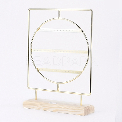 Rotating Iron 3-Tier Earring Display Stand EDIS-E025-01-1