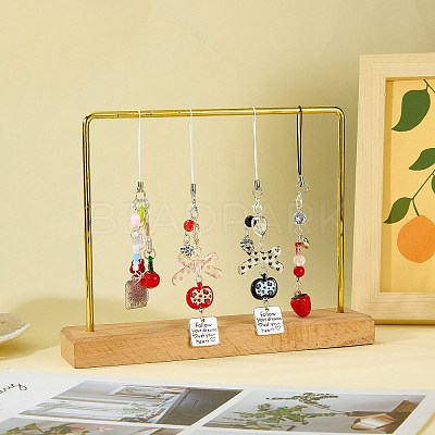 3pcs 3 Styles Acrylic Mobile Straps MOBA-SZ0001-14-1