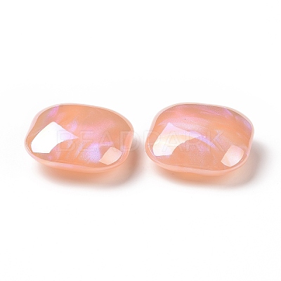 Opaque Acrylic Beads OACR-A010-10A-1
