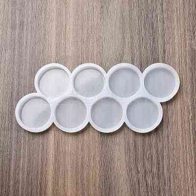 Flat Round DIY Silicone Molds DIY-A053-17A-1
