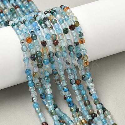 Natural Agate Beads Strands G-H302-A01-13-1