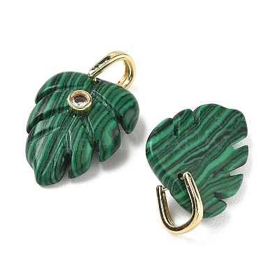 Synthetic Malachite Pendants GG-CBA105B-01B-G-1