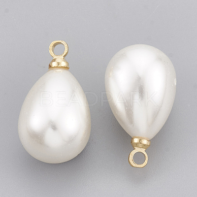 ABS Plastic Imitation Pearl Pendants X-KK-T035-62-1