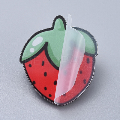 Acrylic Safety Brooches JEWB-D006-C04-1