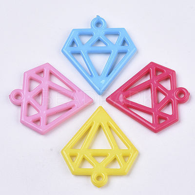 Opaque Acrylic Pendants X-SACR-N008-009-1