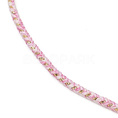 2.5MM Round Nylon Cotton Cord Necklace Making NJEW-C106-01G-07-1