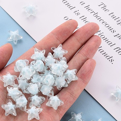 Transparent Acrylic Beads TACR-S152-11A-10-1