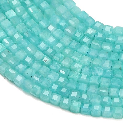 Natural Amazonite Beads Strands GG-CBA77FB-D02-01-1