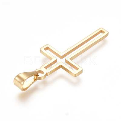 304 Stainless Steel Pendants Ion Plating(IP) STAS-G217-13G-1