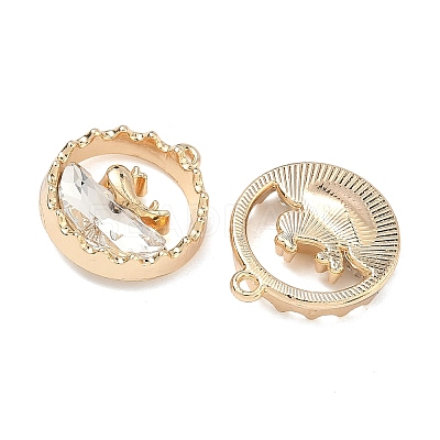 Alloy Glass Pendants FIND-B061-05G-A02-1