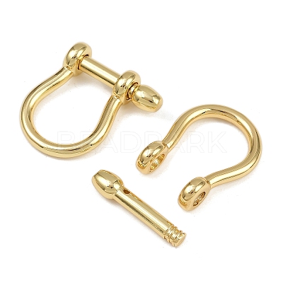 Brass D-Ring Anchor Shackle Clasps KK-A257-08G-1