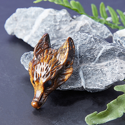 Natural Tiger Eye Pendants G-SC0001-20A-1