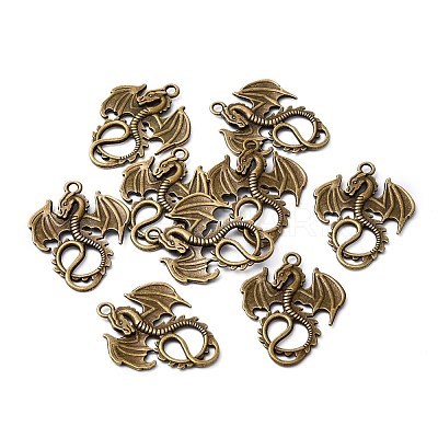Tibetan Style Alloy Pendants TIBE-Q050-64AB-LF-1