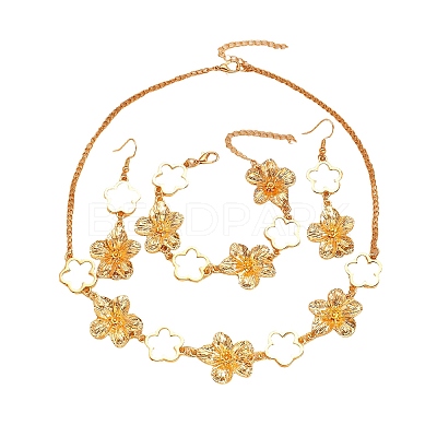 Zinc Alloy Bracelets & Earrings & Necklaces WG5D022-02-1
