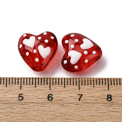 Glass Enamel Beads GLAA-Q125-01A-1