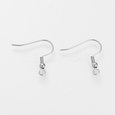 Tarnish Resistant 304 Stainless Steel Earring Hooks STAS-S066-11-1